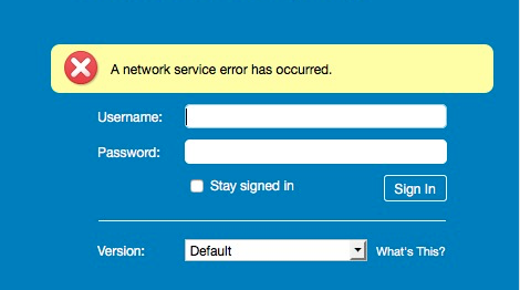 Solved Zimbra Web Client A Network Service Error has Occured